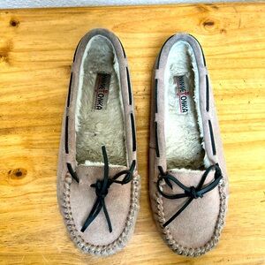 Minnetonka Leather Slippers